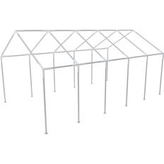 Silver Pavilions & Accessories vidaXL Steel Frame For Party Tent 40267 5x10 m