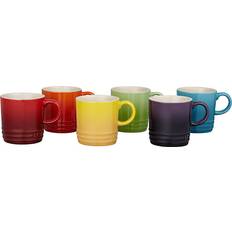 Multicoloured Cups & Mugs Le Creuset Rainbow Espresso Cup 10cl 6pcs