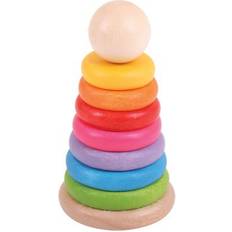 Stacking Toys Bigjigs First Rainbow Stacker