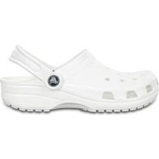 Block Heel - Men Shoes Crocs Classic Clogs - White