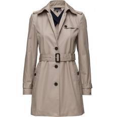 Tommy Hilfiger L - Women Outerwear Tommy Hilfiger Heritage Single Breasted Trench Coat - Grey