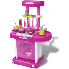 VidaXL Role Playing Toys vidaXL Kids or Children Playroom Toy Kitchen with Light & Sound Effects