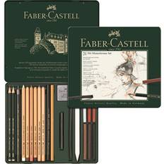 Faber-Castell Graphite Pencils Faber-Castell PITT Monochrome Tin of 21