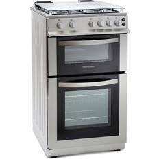50cm - Dual Fuel Ovens Cookers Montpellier MDG500LS Silver, Black, White
