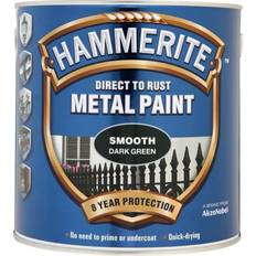 Hammerite Green Paint Hammerite Direct to Rust Smooth Finish Metal Paint Green 2.5L