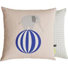 OYOY Elephant on Ball Cushion 15.7x15.7"
