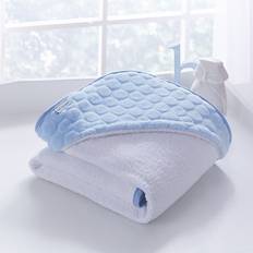 White Baby Towels Clair De Lune Marshmallow Hooded Towel