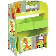 Multicoloured Storage Benches Liberty House Toys Safari Storage Box & Storage Fabric Bins