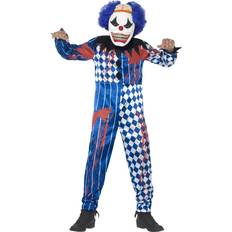 Clown Fancy Dresses Fancy Dress Smiffys Deluxe Sinister Clown Costume Age 10-12