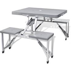 VidaXL Camping Tables vidaXL Foldable Camping Table With 4 Chairs