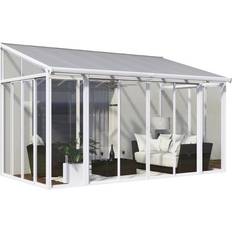 Lean-to Greenhouses Palram San Remo 12.69m² Aluminum Acrylic