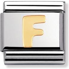 Nomination Composable Classic Link Letter F Charm - Silver/Gold