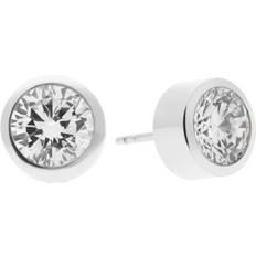 Michael Kors Brilliance Earrings - Silver/Transparent