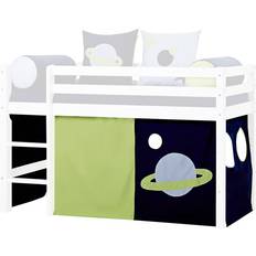Black Curtains HoppeKids Space Curtain for Halfhigh Bed 27.6x63"