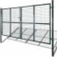 Steel Gates vidaXL Double Door Fence Gate 306x200cm