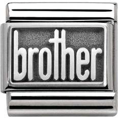 Men Charms & Pendants Nomination Composable Classic Link Brother Charm - Silver