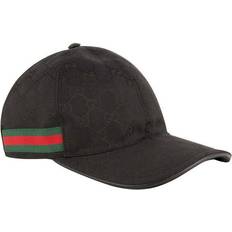 Gucci Women Headgear Gucci Original GG Canvas Baseball Hat - Black