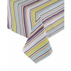 Stripes Cloths & Tissues Homescapes KT1135 Tablecloth Green (178x137cm)