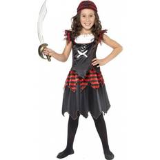 Pirates Fancy Dresses Smiffys Pirate Skull & Crossbones Girl Costume