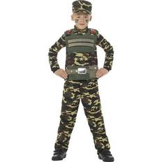 Uniforms & Professions Fancy Dresses Smiffys Camouflage Military Boy Costume