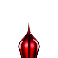 Red Pendant Lamps Searchlight Electric Vibrant Pendant Lamp 26.3cm