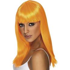 Smiffys Glamourama Wig Neon Orange