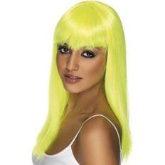 Smiffys Glamourama Wig Neon Yellow