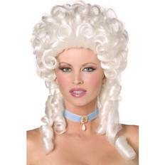 Wigs Fancy Dress Smiffys Baroque Wig White