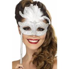 Baroque Masks Smiffys Baroque Fantasy Eyemask Silver