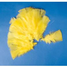 Feathers PlayBox Easter feathers yellow 48 pcs