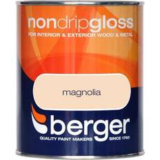 Berger Non Drip Gloss Metal Paint, Wood Paint Beige 0.75L