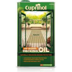 Cuprinol Brown Paint Cuprinol UV Guard Decking Oil Cedar 5L