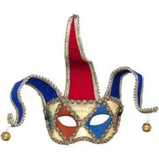 Circus & Clowns Eye Masks Smiffys Venetian Musical Jester Eyemask