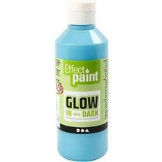 Luminescent Paint Glow in the Dark Paint Fluorescent Light Blue 250ml