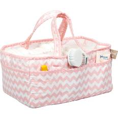 White Diaper Organizers Trend Lab Pink Sky Storage Caddy