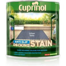 Cuprinol Grey Paint Cuprinol Anti-Slip Decking Woodstain Urban Slate 2.5L