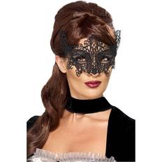 Carnival Masks Smiffys Embroidered Lace Filigree Swirl Eyemask