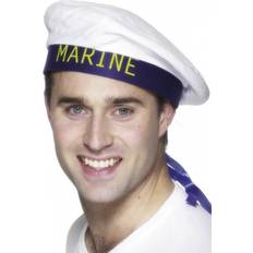Sailor Hats Fancy Dress Smiffys Marine Sailor's Hat