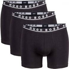 Hugo Boss Cotton Underwear HUGO BOSS Stretch Cotton Boxer 3-pack - Black