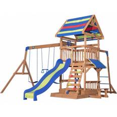 Backyard Discovery Outdoor Toys Backyard Discovery Northbrook Wooden Swing Set