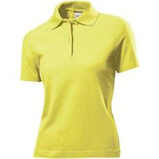 Viscose - Women Polo Shirts Stedman Short Sleeve Polo Shirt - Yellow