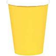 Amscan Paper Cup Sunshine Yellow 8-pack