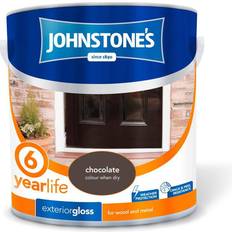Johnstones Brown - Metal Paint Johnstones Weatherguard 6 Year Exterior Gloss Metal Paint, Wood Paint Chocolate 2.5L
