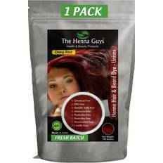 Women Henna Hair Dyes thehennaguys Henna Hair & Beard Dye-Unisex Deep Red 100g