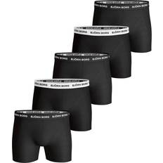 Björn Borg Men Men's Underwear Björn Borg Solid Essential Shorts 5-pack - Black