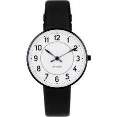 Arne Jacobsen Leather - Men Wrist Watches Arne Jacobsen Station (53411-1601B)