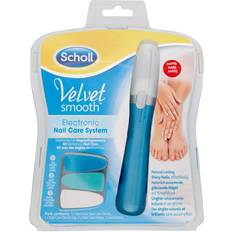 Blue Nail Files Scholl Velvet Smooth Electronic Nail Care System 150g