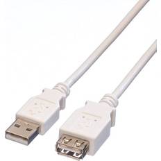 Value USB A-USB A M-F 2.0 1.8m