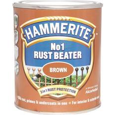 Hammerite Brown Paint Hammerite No.1 Rust Beater Metal Paint Brown 0.25L