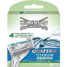 Wilkinson Sword Razors & Razor Blades Wilkinson Sword Quattro Titanium Sensitive Blades 8-pack